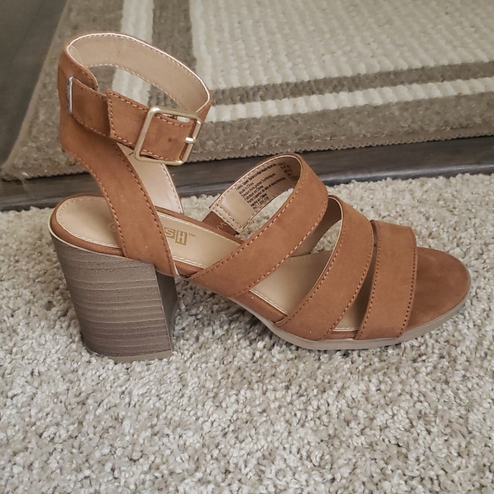 Tan Strappy Heels